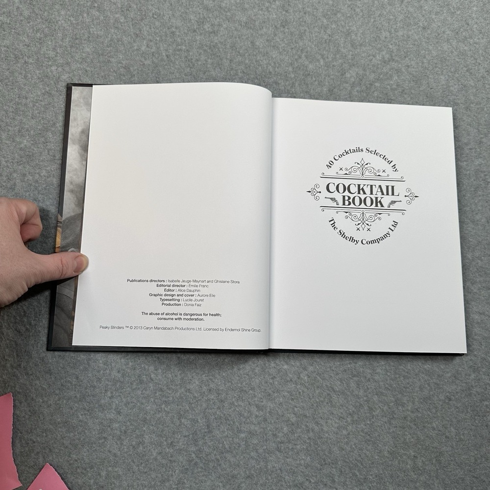 Peaky Blinders Cocktail Book Shelby Company Ltd Hardcover 40 Recipes - Picture 9 of 12